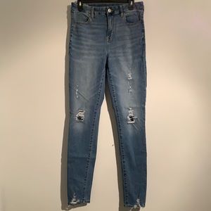 American Eagle outfitters Next Level Stretch Curvy High-Rise Jegging Sz 10 XLong